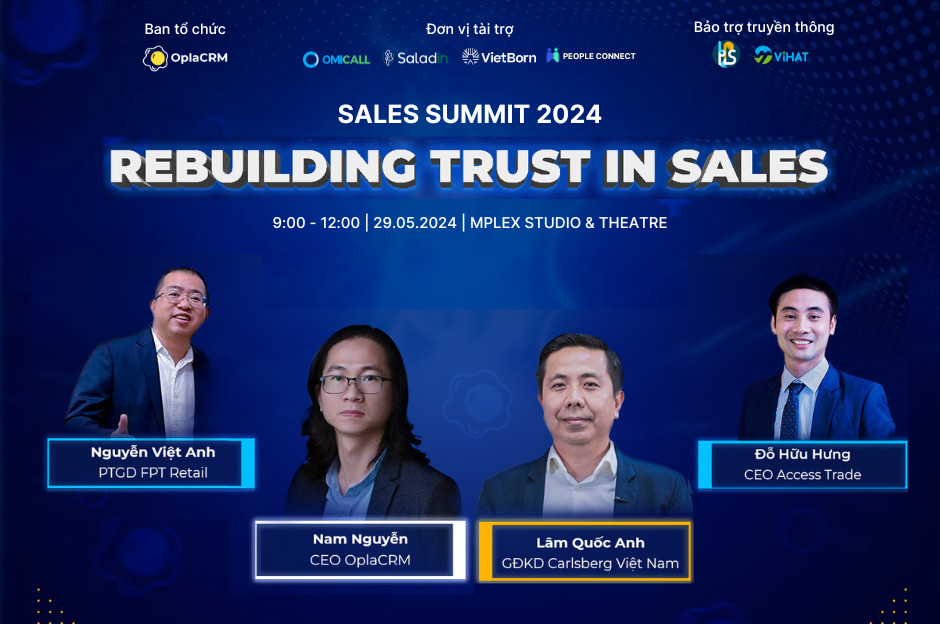 VIHAT Group Đồng Hành Sales Summit 2024: Rebuilding Trust in Sales